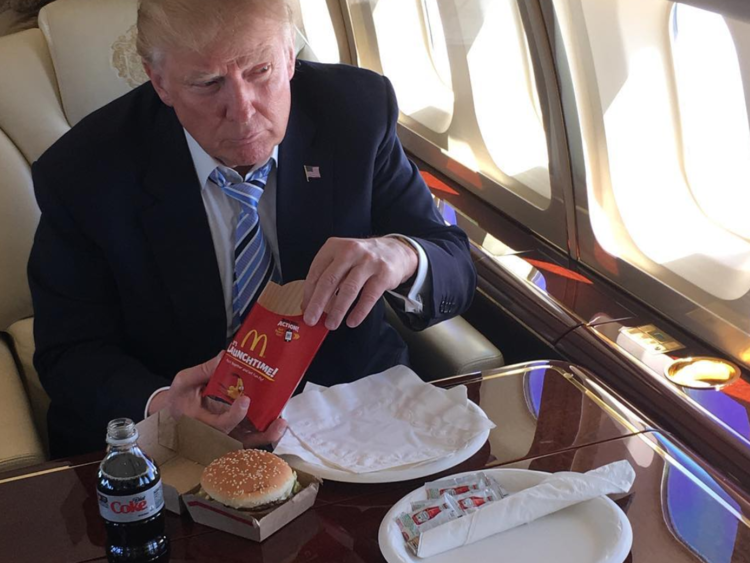 A tóxica dieta Trump