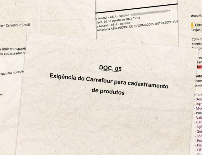 Carrefour exigiu informações sigilosas de produtos em troca de comercialização nas lojas da rede, mostra documento